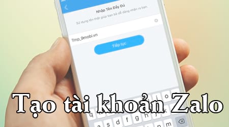 dang ky zalo Hướng dẫn đăng kí Zalo bằng điện thoại