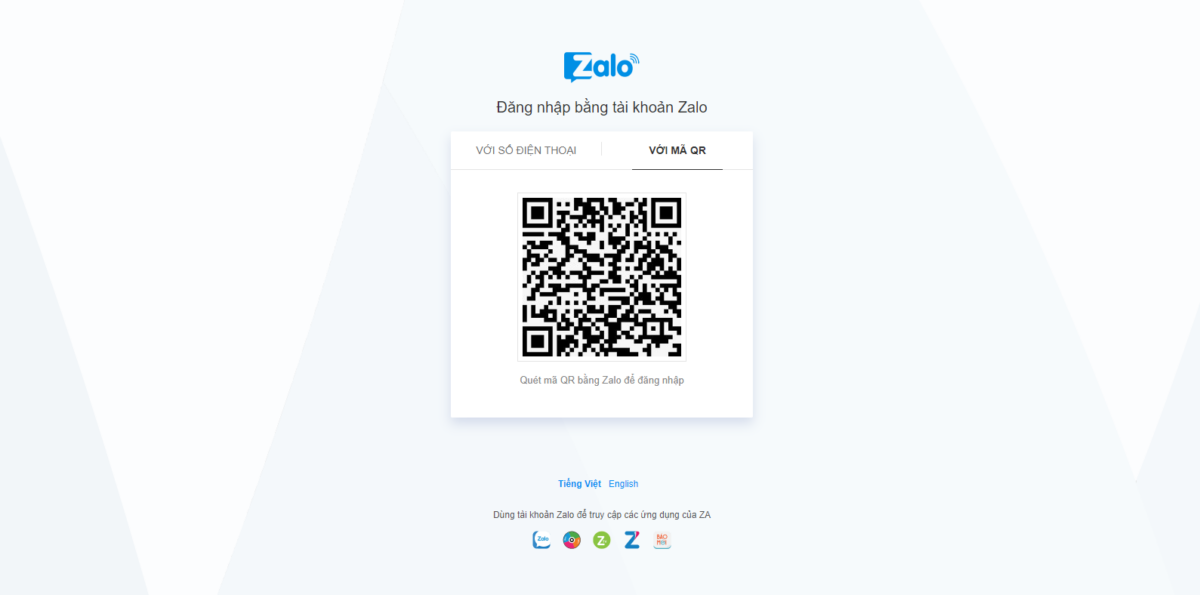 dang nhap zalo web 02 Hướng dẫn cách đăng nhập vào Zalo Web trên google chrome